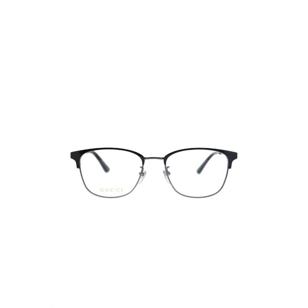 NEW GUCCI square metal eyeglasses in burgundy/ red - Picture 2 of 3